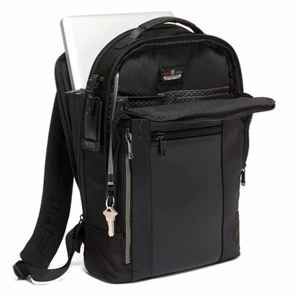 TUMI® Alpha Bravo Davis Backpack - Black | Jasani